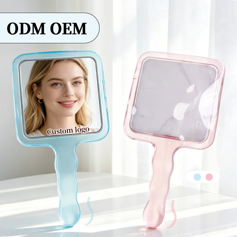 KF Handheld Cosmetic Mirror 12×20cm, Support Custom Logo & Personal Design