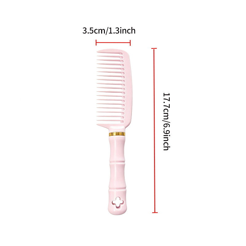 OEM/ODM Macaron Bamboo Joint Wide-Tooth Comb from Kaifam Manufacturing. Custom logo, Pantone colors, MOQ 100pcs, 15-day lead time. Request a free quote.