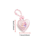 OEM/ODM Transparent Glitter Heart Flip Travel Comb with Built-in Mirror from Kaifam Manufacturing. Custom logo, Pantone colors, MOQ 100pcs, 15-day lead time. Request a free quote.