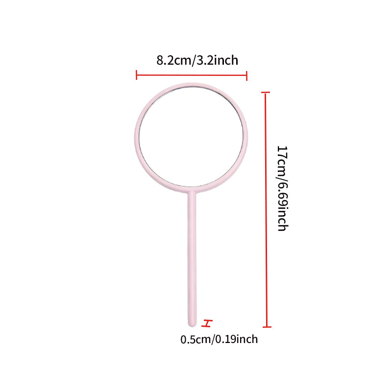 OEM/ODM Round Lollipop Handheld Makeup Mirror from Kaifam Manufacturing. Custom logo, Pantone colors, MOQ 100pcs, 15-day lead time. Request a free quote.
