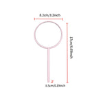 OEM/ODM Round Lollipop Handheld Makeup Mirror from Kaifam Manufacturing. Custom logo, Pantone colors, MOQ 100pcs, 15-day lead time. Request a free quote.