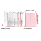 OEM/ODM Tri-Fold HD Makeup Mirror from Kaifam Manufacturing. Custom logo, Pantone colors, MOQ 100pcs, 15-day lead time. Request a free quote.