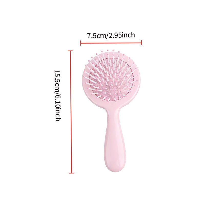 OEM/ODM Round Air Cushion Hair Brush from Kaifam Manufacturing. Custom logo, Pantone colors, MOQ 100pcs, 15-day lead time. Request a free quote.