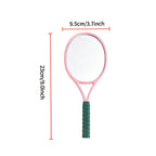 OEM/ODM Tennis Racket Shaped Hand Mirror from Kaifam Manufacturing. Custom logo, Pantone colors, MOQ 100pcs, 15-day lead time. Request a free quote.