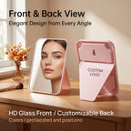 OEM/ODM Square desktop makeup mirror from Kaifam Manufacturing. Custom logo, Pantone colors, MOQ 100pcs, 15-day lead time. Request a free quote.