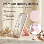 OEM/ODM Square desktop makeup mirror from Kaifam Manufacturing. Custom logo, Pantone colors, MOQ 100pcs, 15-day lead time. Request a free quote.