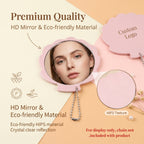 OEM/ODM Seashell Pocket Makeup Mirror from Kaifam Manufacturing. Custom logo, Pantone colors, MOQ 100pcs, 15-day lead time. Request a free quote.