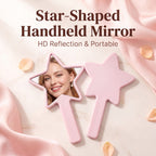 OEM/ODM Star-Shaped Handheld Mirror from Kaifam Manufacturing. Custom logo, Pantone colors, MOQ 100pcs, 15-day lead time. Request a free quote.