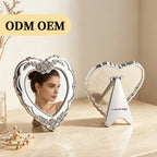 Heart-shaped desktop mirror | Premium corporate gifts and custom-made presents | Wholesale and customization services