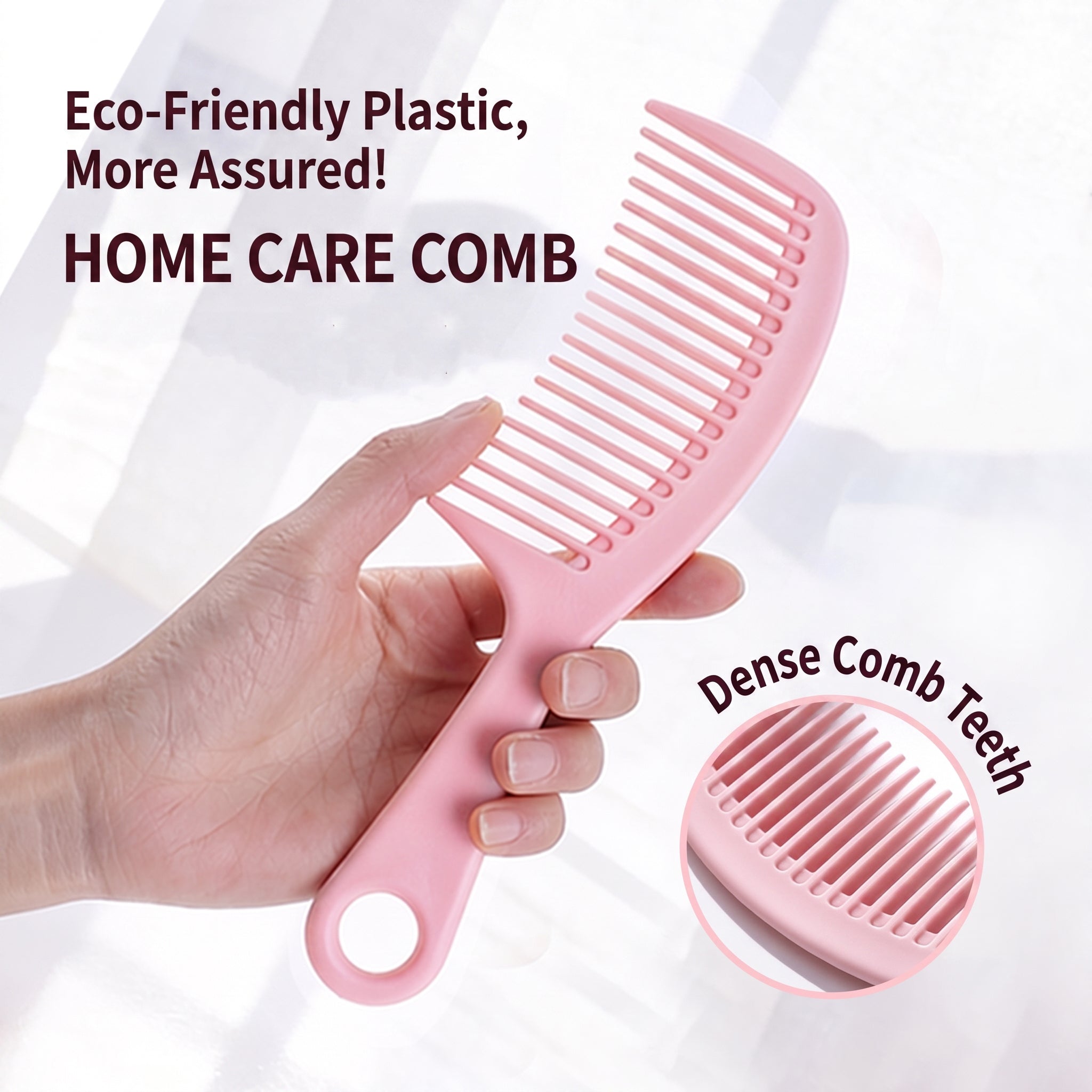 OEM/ODM Wide Tooth Hand Hair Comb from Kaifam Manufacturing. Custom logo, Pantone colors, MOQ 100pcs, 15-day lead time. Request a free quote.