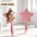 Electroplated star-shaped handheld mirror | Premium corporate gifts and custom gifts | Wholesale and customization services