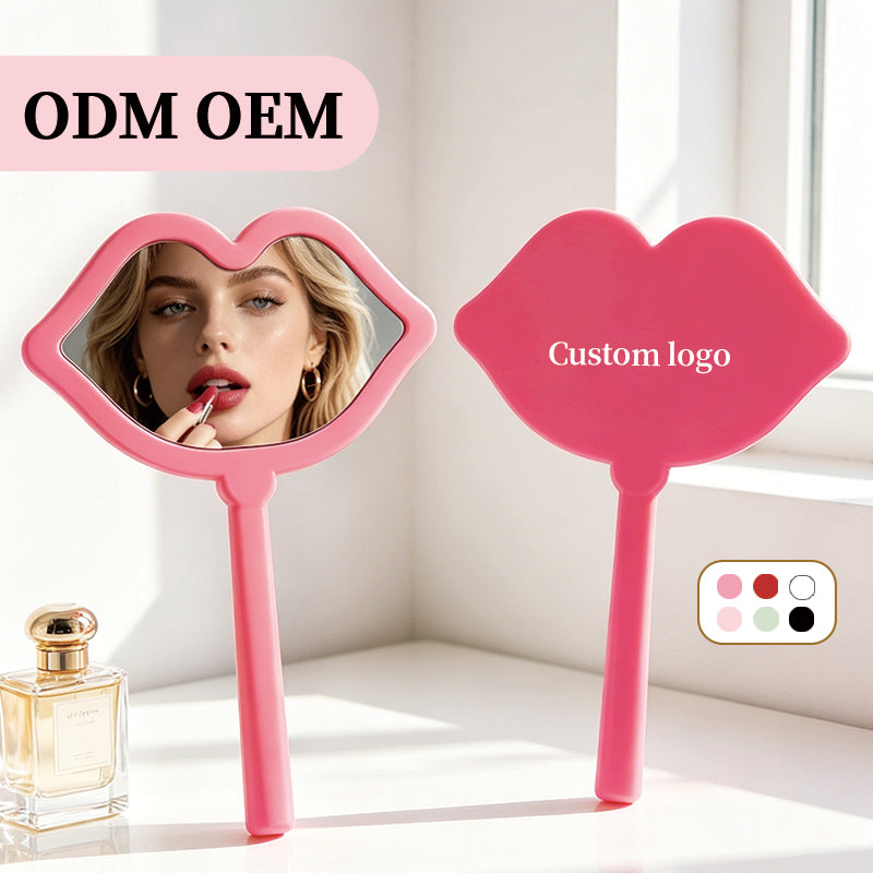 Lip-shaped handheld mirror | Premium corporate gifts and custom-made presents | Wholesale and customization services