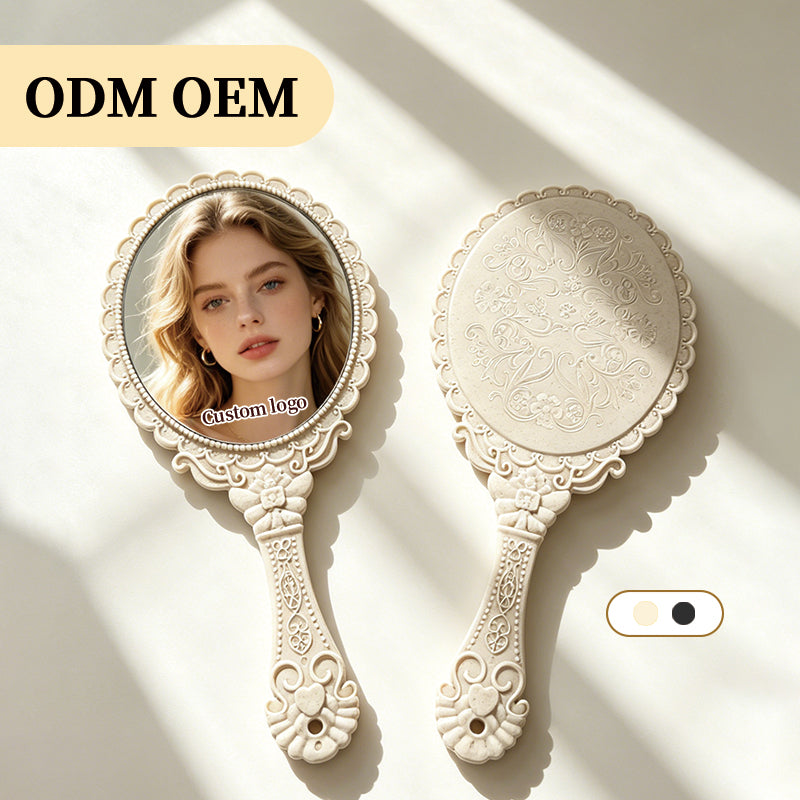KF Handheld Cosmetic Mirror 11.5×25cm, Support Custom Logo & Personal Design