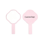 OEM/ODM Clover Irregular Hand Mirror from Kaifam Manufacturing. Custom logo, Pantone colors, MOQ 100pcs, 15-day lead time. Request a free quote.