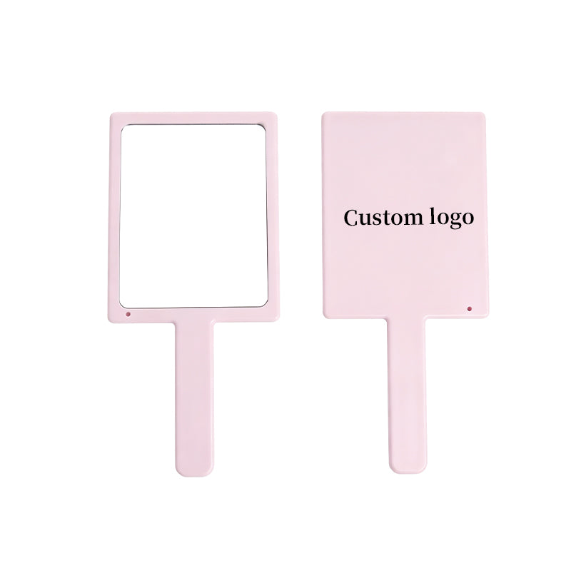 OEM/ODM Square handheld mirror from Kaifam Manufacturing. Custom logo, Pantone colors, MOQ 100pcs, 15-day lead time. Request a free quote.