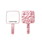 Custom Logo Square Handheld Mirror | Premium Corporate Gifts & Custom Gifts | Wholesale & Custom Services