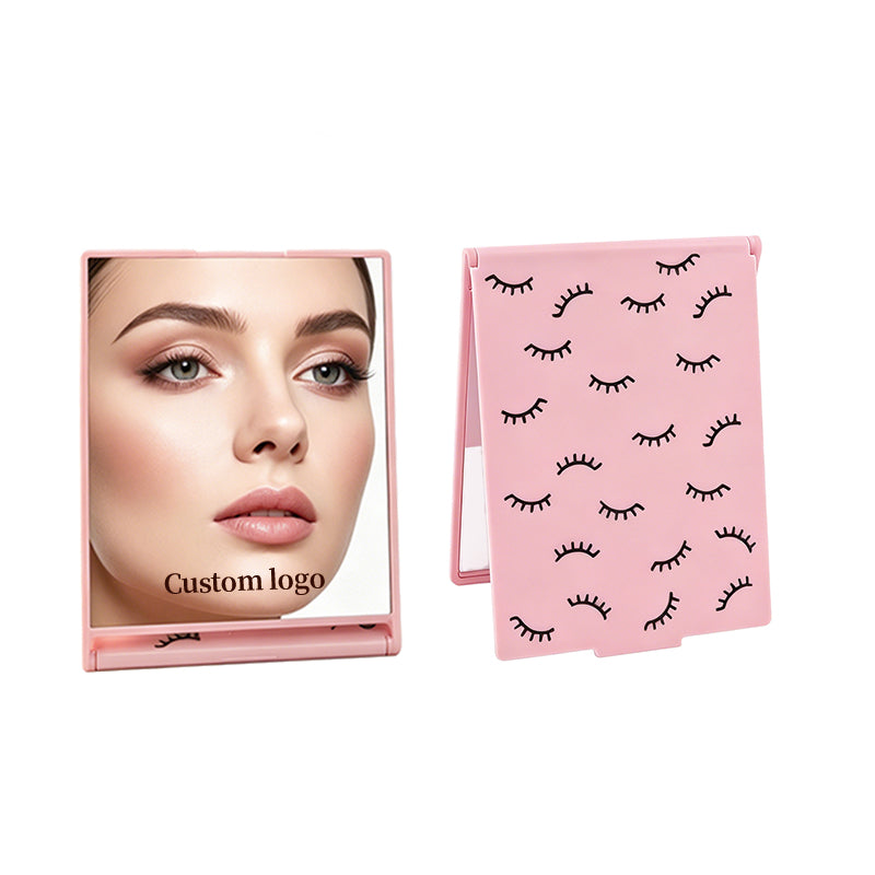OEM/ODM Folding Lash Mirror from Kaifam Manufacturing. Custom logo, Pantone colors, MOQ 100pcs, 15-day lead time. Request a free quote.