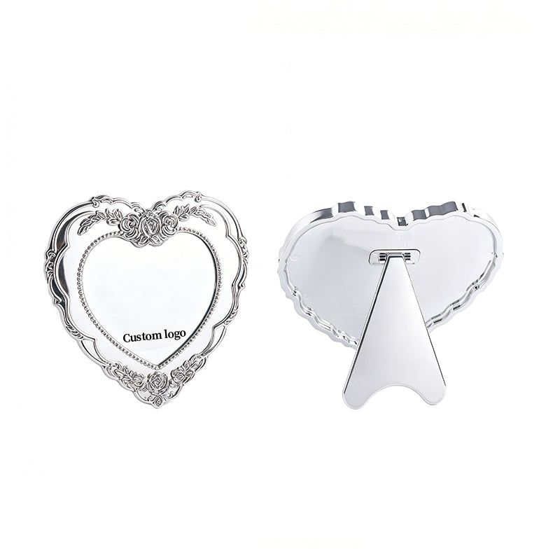 Heart-shaped desktop mirror | Premium corporate gifts and custom-made presents | Wholesale and customization services