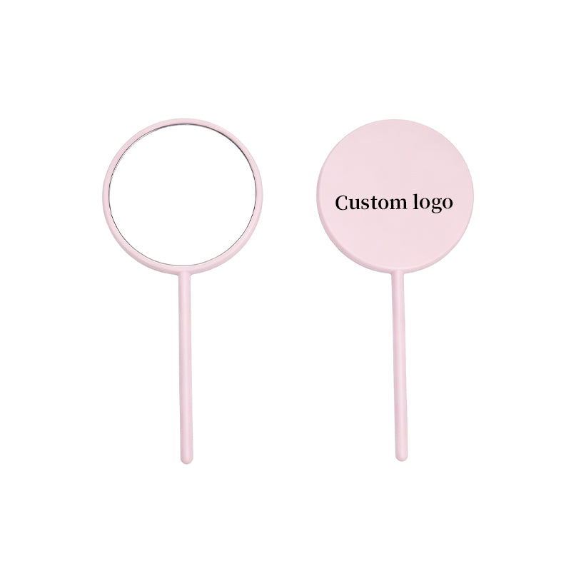 OEM/ODM Round Lollipop Handheld Makeup Mirror from Kaifam Manufacturing. Custom logo, Pantone colors, MOQ 100pcs, 15-day lead time. Request a free quote.