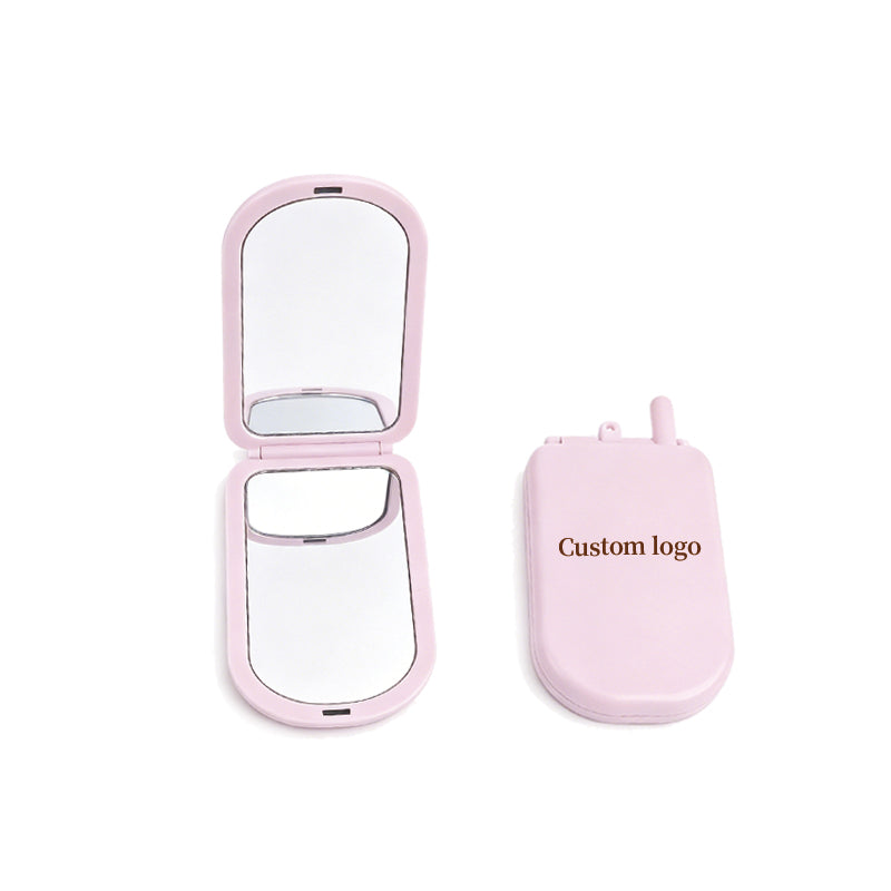 OEM/ODM Mini Brick Phone Foldable Hand Mirror from Kaifam Manufacturing. Custom logo, Pantone colors, MOQ 100pcs, 15-day lead time. Request a free quote.