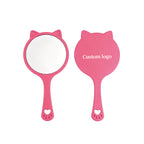 OEM/ODM Cat Ear Handheld Makeup Mirror from Kaifam Manufacturing. Custom logo, Pantone colors, MOQ 100pcs, 15-day lead time. Request a free quote.