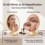 OEM/ODM Foldable Handheld Double Sided Round Makeup Mirror from Kaifam Manufacturing. Custom logo, Pantone colors, MOQ 100pcs, 15-day lead time. Request a free quote.