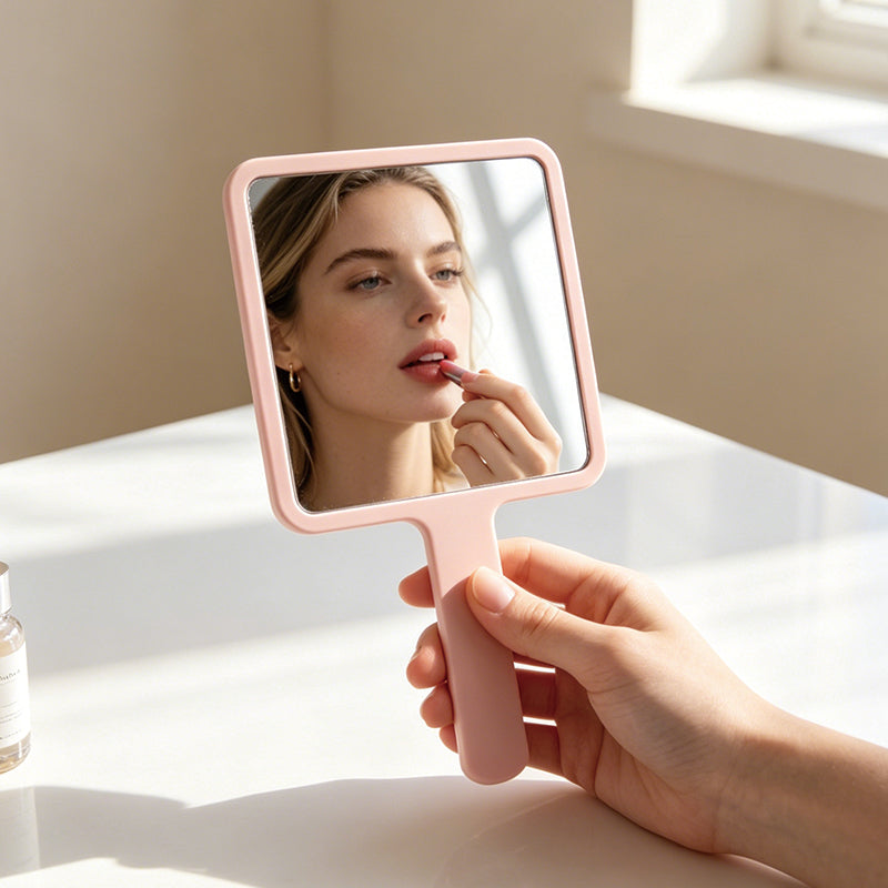 Custom Handheld Makeup Mirror KF-9*16cm | Personal Customization Available