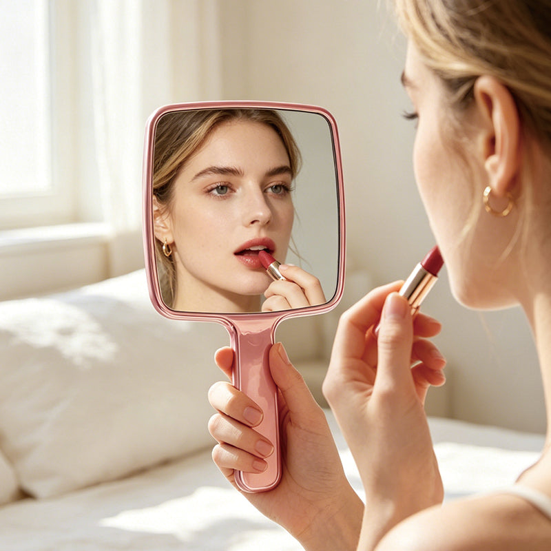 Custom Logo Square Handheld Mirror | Premium Corporate Gifts & Custom Gifts | Wholesale & Custom Services