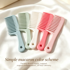 OEM/ODM Wide Tooth Comb from Kaifam Manufacturing. Custom logo, Pantone colors, MOQ 100pcs, 15-day lead time. Request a free quote.