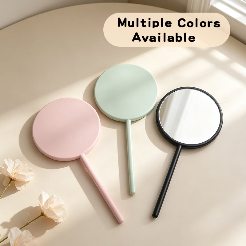OEM/ODM Round Lollipop Handheld Makeup Mirror from Kaifam Manufacturing. Custom logo, Pantone colors, MOQ 100pcs, 15-day lead time. Request a free quote.