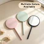 OEM/ODM Round Lollipop Handheld Makeup Mirror from Kaifam Manufacturing. Custom logo, Pantone colors, MOQ 100pcs, 15-day lead time. Request a free quote.