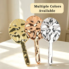Custom Logo Elliptical Handheld Mirror | Premium Corporate Gifts and Personalized Promotional Items