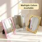 Electroplated Retro Square Desktop Mirror | Premium Corporate & Custom Gifts | Wholesale & Custom Services