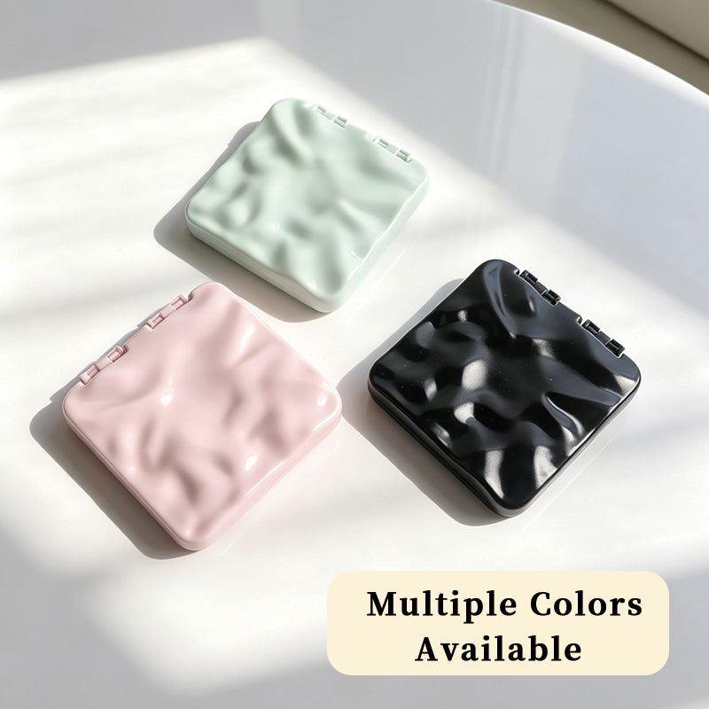 KF Model Flip Double-Sided Makeup Mirror, 7×7cm | Custom Pattern & Logo Available