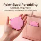 OEM/ODM Single-sided Mini Bear Ear Flip Cosmetic Mirror from Kaifam Manufacturing. Custom logo, Pantone colors, MOQ 100pcs, 15-day lead time. Request a free quote.