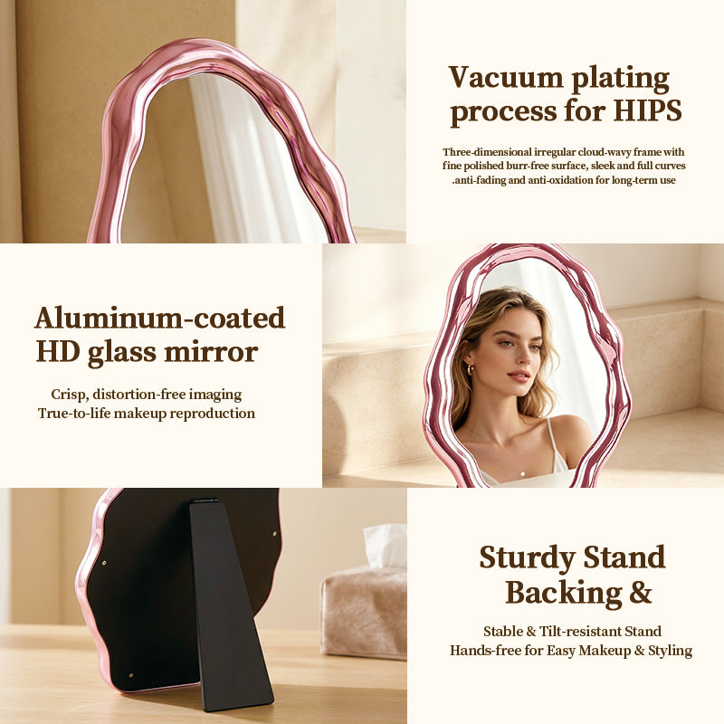 Cloud-shaped desktop mirror | Premium corporate gifts and custom-made presents | Wholesale and customization services