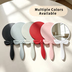 OEM/ODM Bow-knot Round Hand Mirror from Kaifam Manufacturing. Custom logo, Pantone colors, MOQ 100pcs, 15-day lead time. Request a free quote.