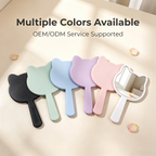 OEM/ODM Mini Cat Hand Mirror from Kaifam Manufacturing. Custom logo, Pantone colors, MOQ 100pcs, 15-day lead time. Request a free quote.
