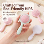 OEM/ODM Round Air Cushion Hair Brush from Kaifam Manufacturing. Custom logo, Pantone colors, MOQ 100pcs, 15-day lead time. Request a free quote.
