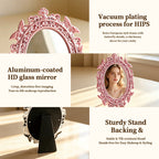 Retro carved desktop mirror | Premium corporate gifts and custom-made presents | Wholesale and customization services