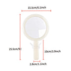 OEM/ODM Transparent Handle Double-sided Round Cosmetic Mirror from Kaifam Manufacturing. Custom logo, Pantone colors, MOQ 100pcs, 15-day lead time. Request a free quote.