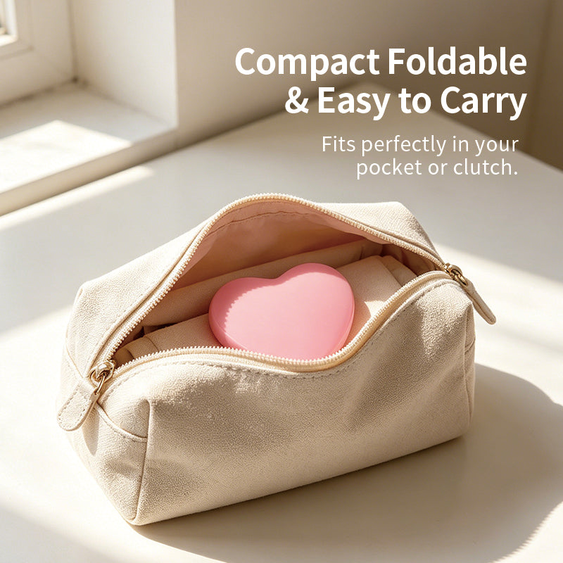 OEM/ODM ouble Sided Heart Compact Mirror from Kaifam Manufacturing. Custom logo, Pantone colors, MOQ 100pcs, 15-day lead time. Request a free quote.