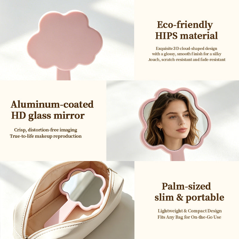 Cute Cloud Handheld Mirror | Premium Corporate Gifts & Customized Gifts | Wholesale & Custom Production