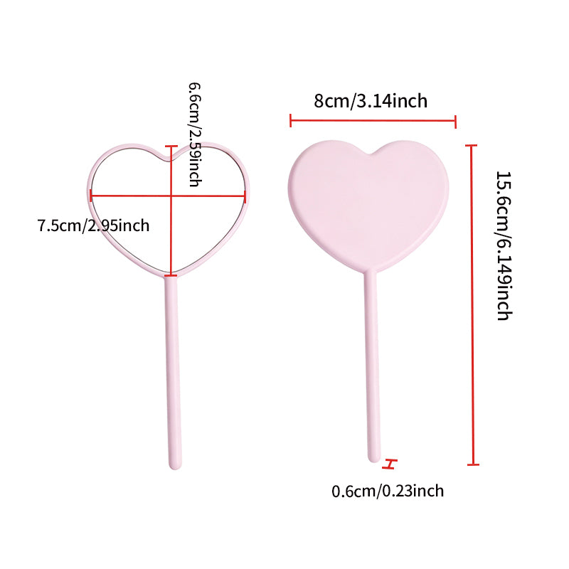 OEM/ODM Heart Lollipop Hand Mirror from Kaifam Manufacturing. Custom logo, Pantone colors, MOQ 100pcs, 15-day lead time. Request a free quote.