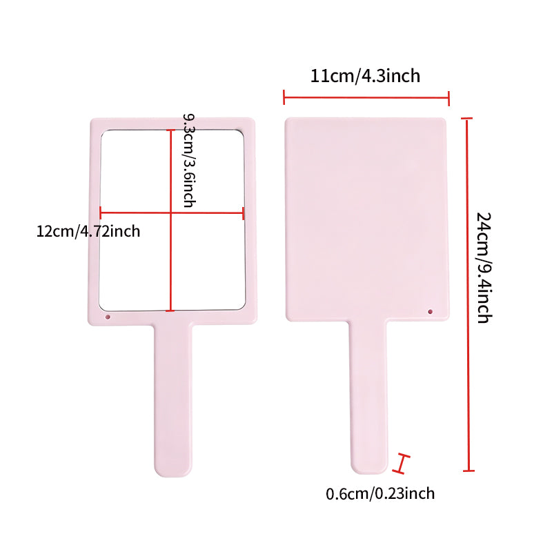 OEM/ODM Square handheld mirror from Kaifam Manufacturing. Custom logo, Pantone colors, MOQ 100pcs, 15-day lead time. Request a free quote.