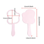 OEM/ODM Wavy Edge Long Handle Hand Mirror from Kaifam Manufacturing. Custom logo, Pantone colors, MOQ 100pcs, 15-day lead time. Request a free quote.