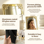Electroplated Retro Square Desktop Mirror | Premium Corporate & Custom Gifts | Wholesale & Custom Services