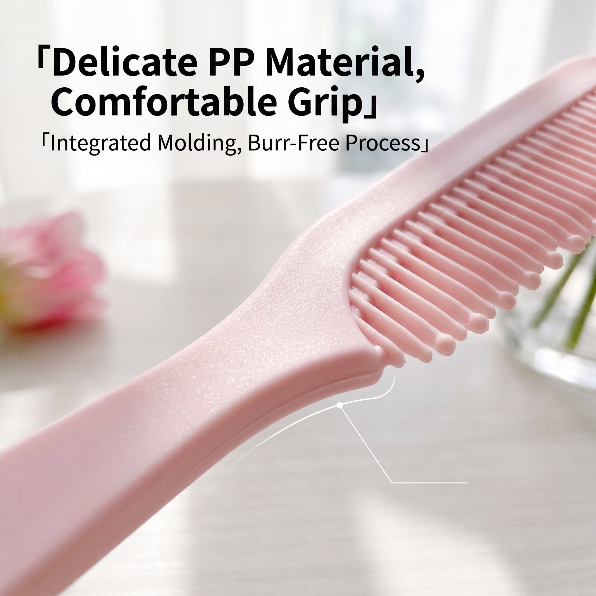OEM/ODM Professional Hair Detangling Comb from Kaifam Manufacturing. Custom logo, Pantone colors, MOQ 100pcs, 15-day lead time. Request a free quote.