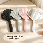 OEM/ODM Shell Handheld Makeup Mirror from Kaifam Manufacturing. Custom logo, Pantone colors, MOQ 100pcs, 15-day lead time. Request a free quote.