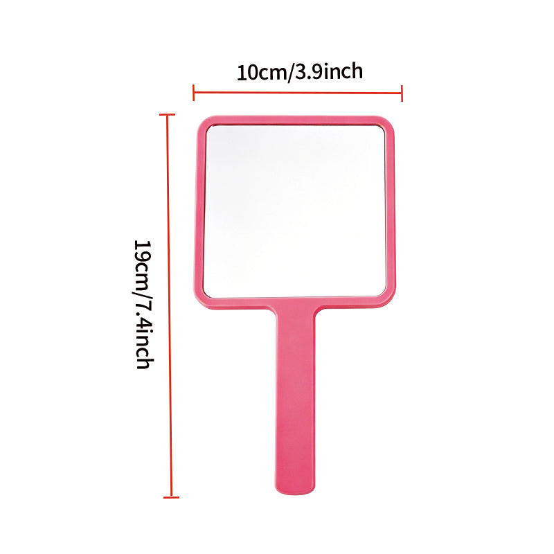 OEM/ODM Square handheld mirror from Kaifam Manufacturing. Custom logo, Pantone colors, MOQ 100pcs, 15-day lead time. Request a free quote.
